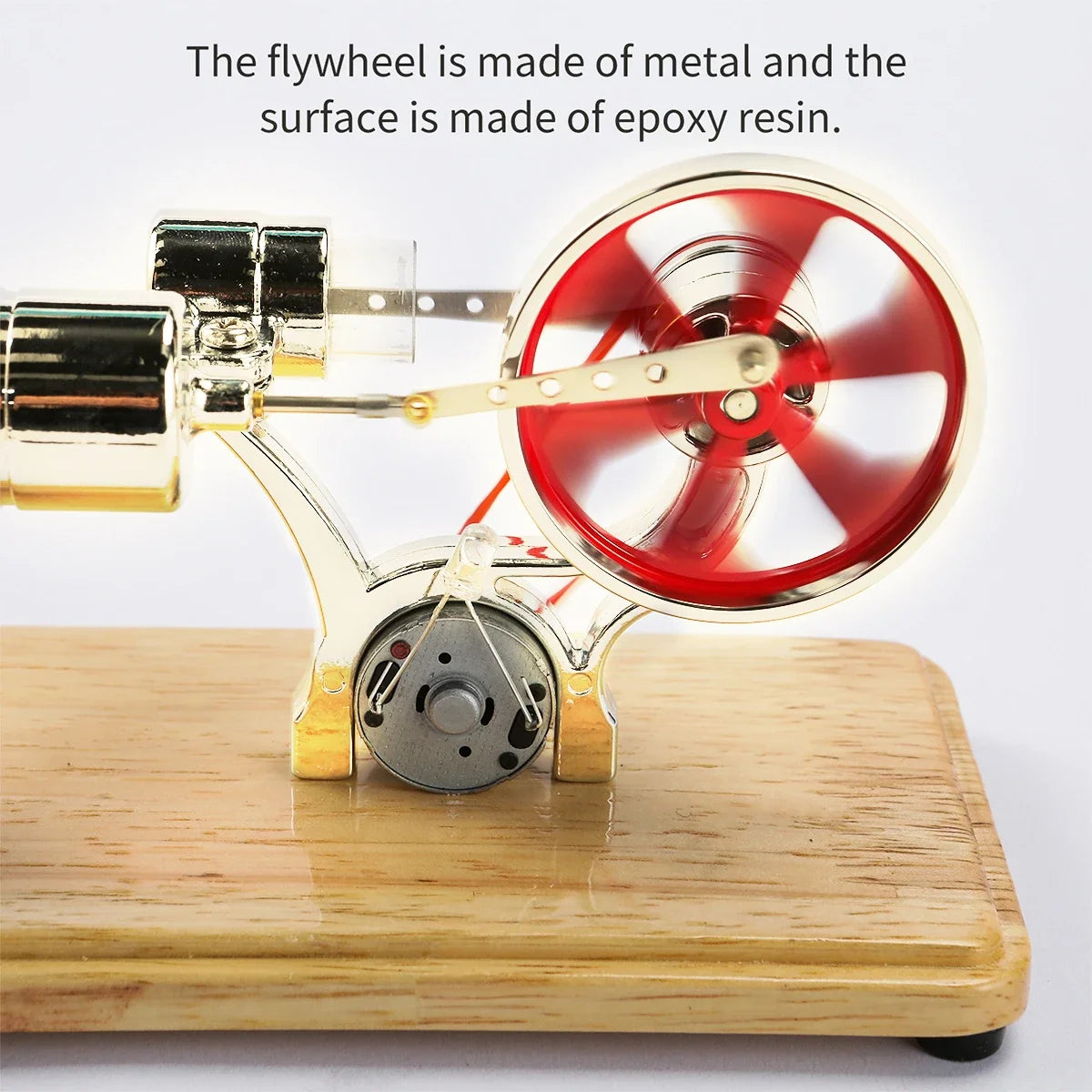 Glowing Stirling Engine Toy