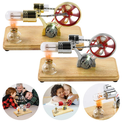 Glowing Stirling Engine Toy