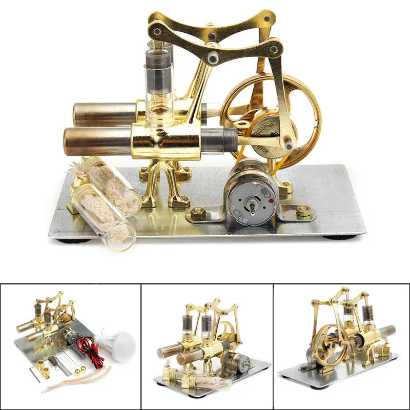 Mini Steam Engine Educational Toy