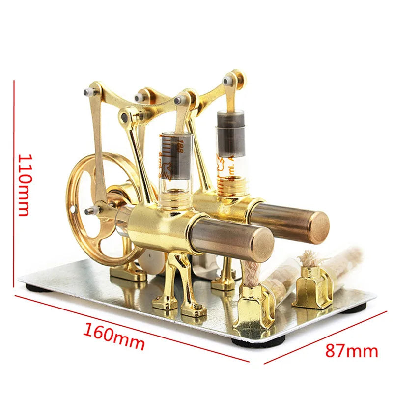 Mini Steam Engine Educational Toy