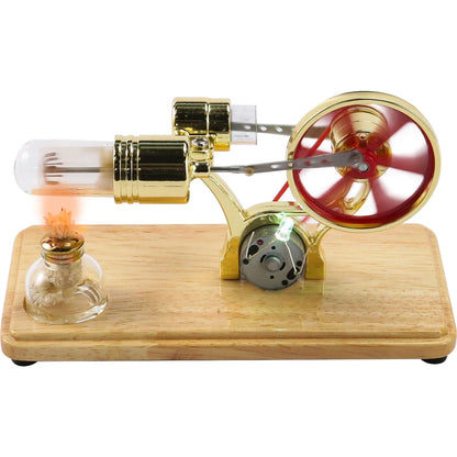 Glowing Stirling Engine Toy